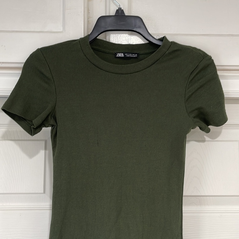 Green Soft Bodycon Dress